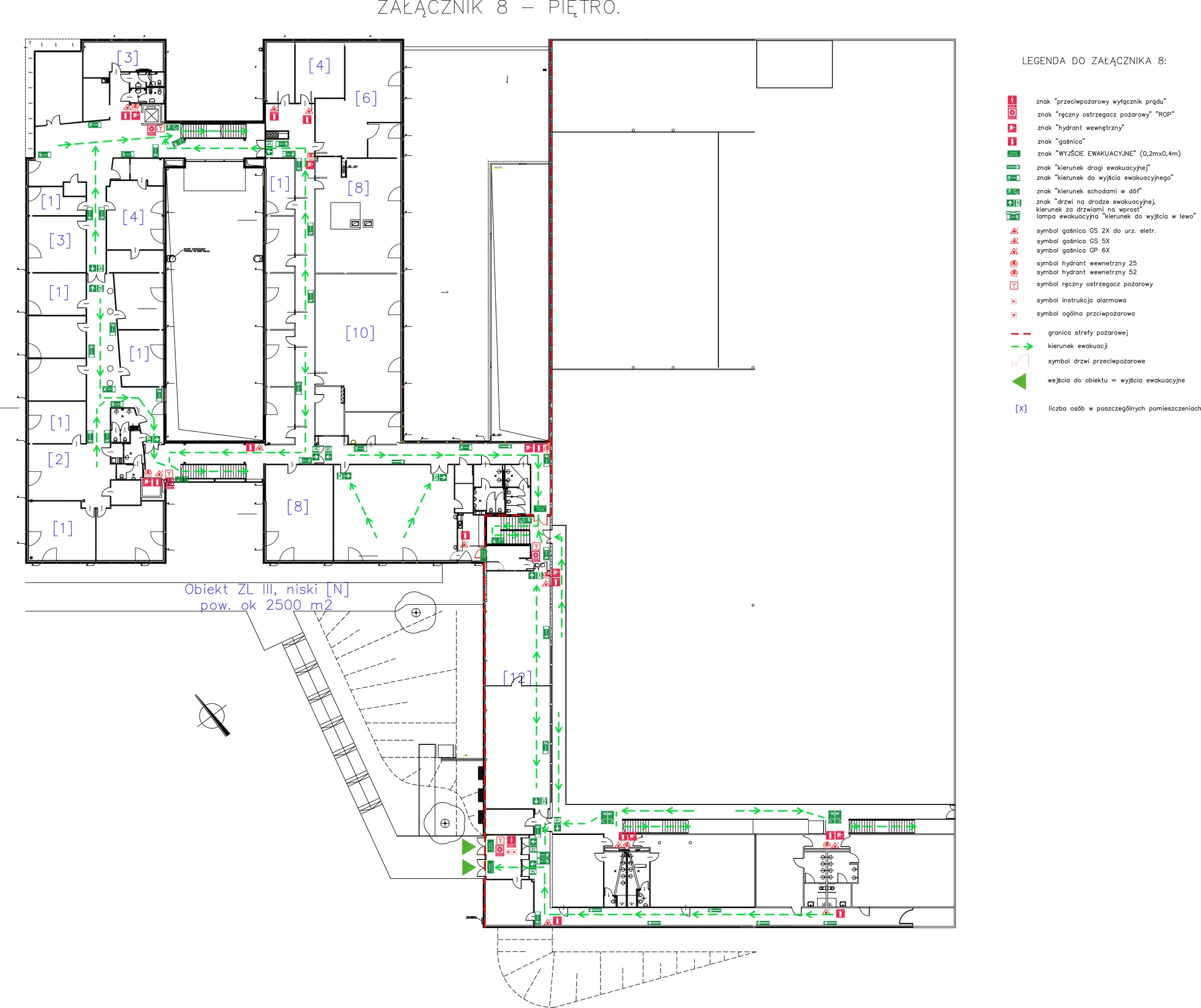 Plan piętra 1